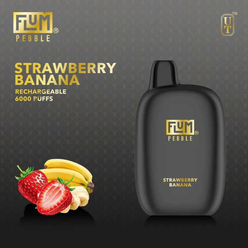 Flum pebble-strawberry banana 6000 - vaporini