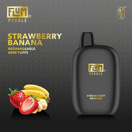 Flum pebble-strawberry banana 6000 - vaporini