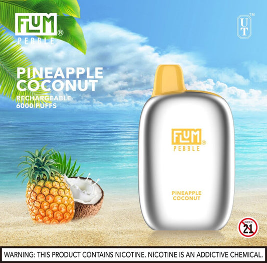 Flum pebble-pineapple coconut 6000 - vaporini