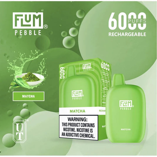 Flum pebble-matcha 6000 - vaporini