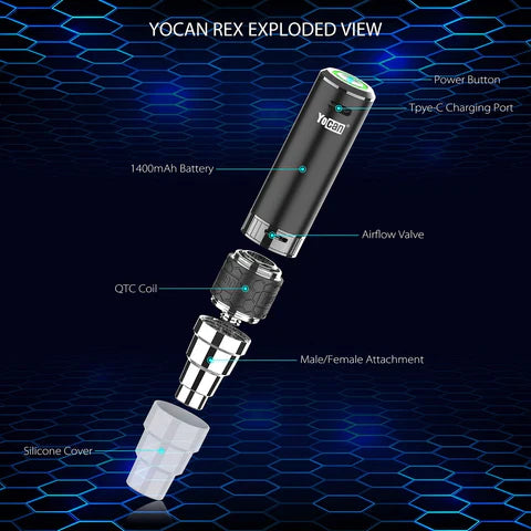 Yocan Rex Portable Enail Vaporizer Kit - vaporini