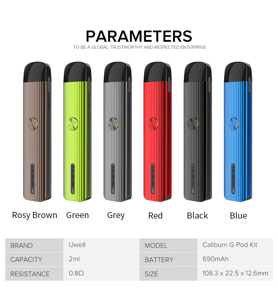 Caliburn G pod - vaporini