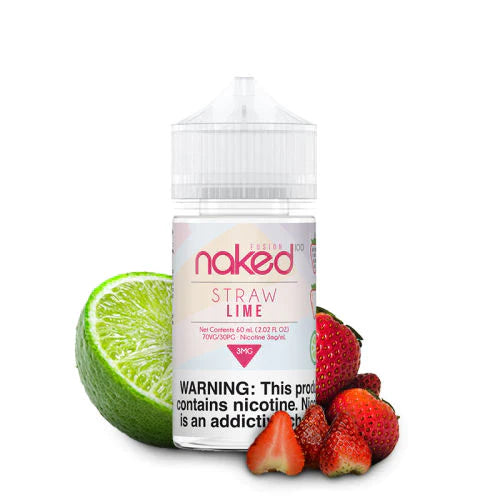 Naked 60ML-straw Lime - vaporini