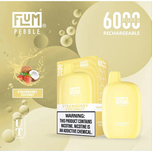 Flum pebble-strawberry coconut 6000 - vaporini