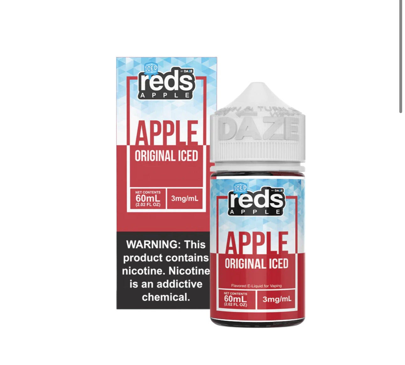 Reds Apple 60ML- original iced - vaporini